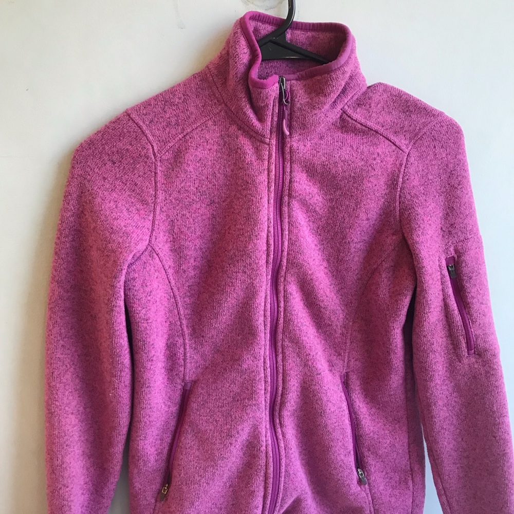 Gorgeous Purple LL Bean Fleece Jacket XXS